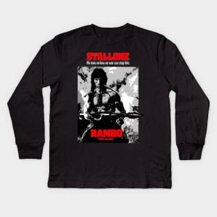 Rambo Graphic art Kids Long Sleeve T-Shirt